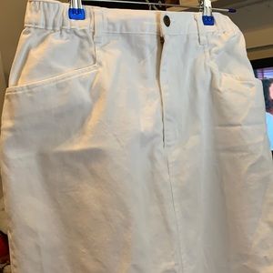 Denim and co white skirt